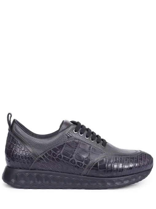 Кроссовки из кожи крокодила ARTIOLI