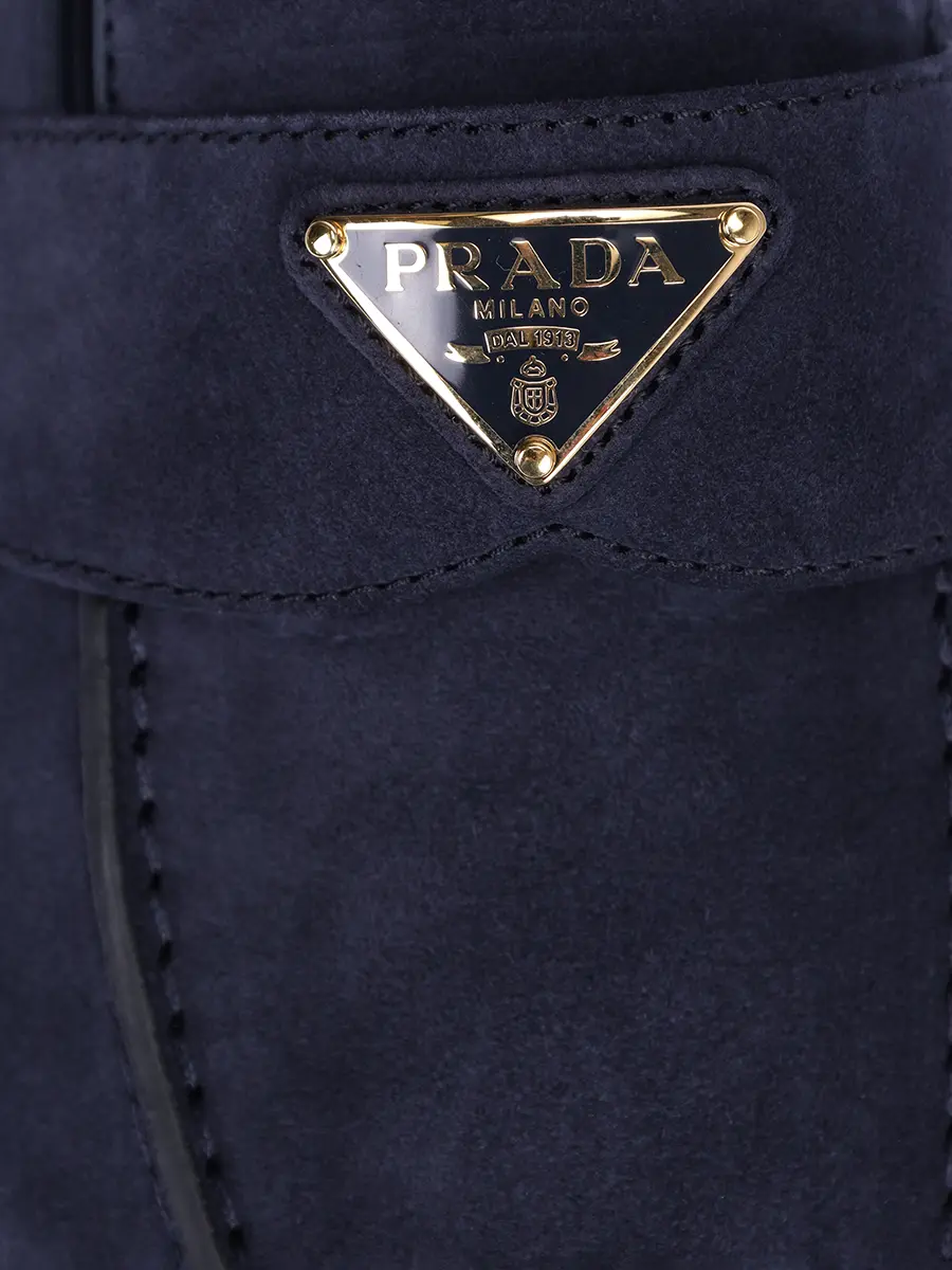 Лоферы замшевые