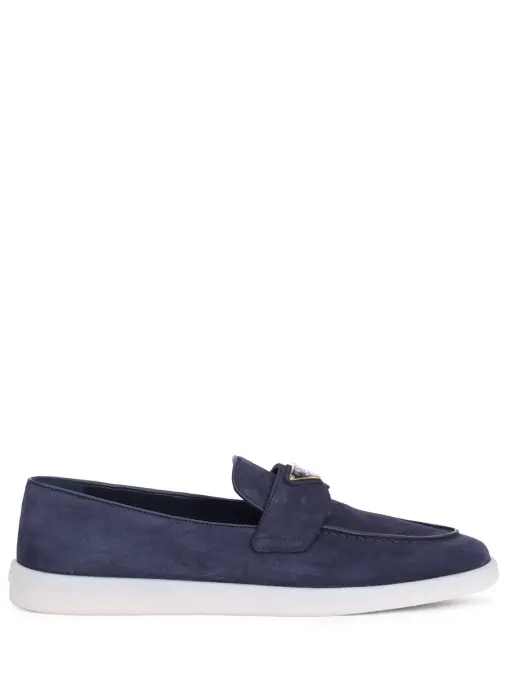 Лоферы замшевые PRADA