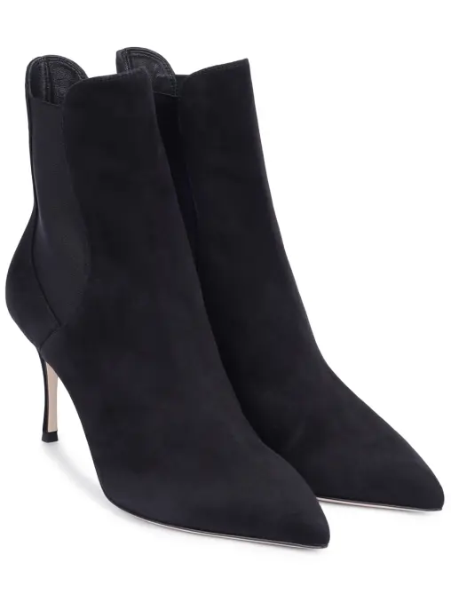 Ботильоны замшевые Godiva SERGIO ROSSI