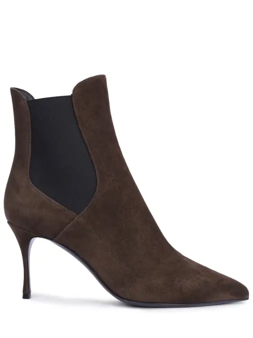 Ботильоны замшевые Godiva SERGIO ROSSI