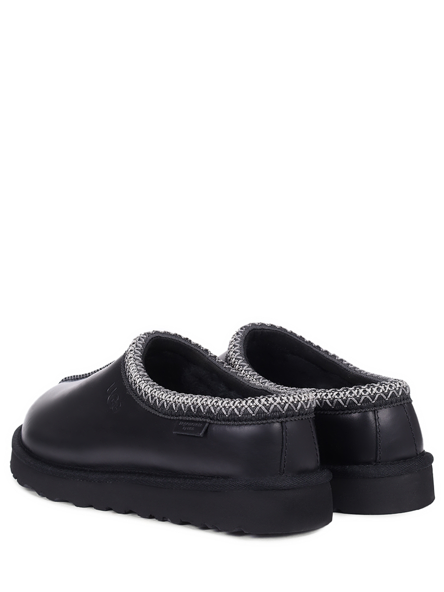 Мюли кожаные на меху