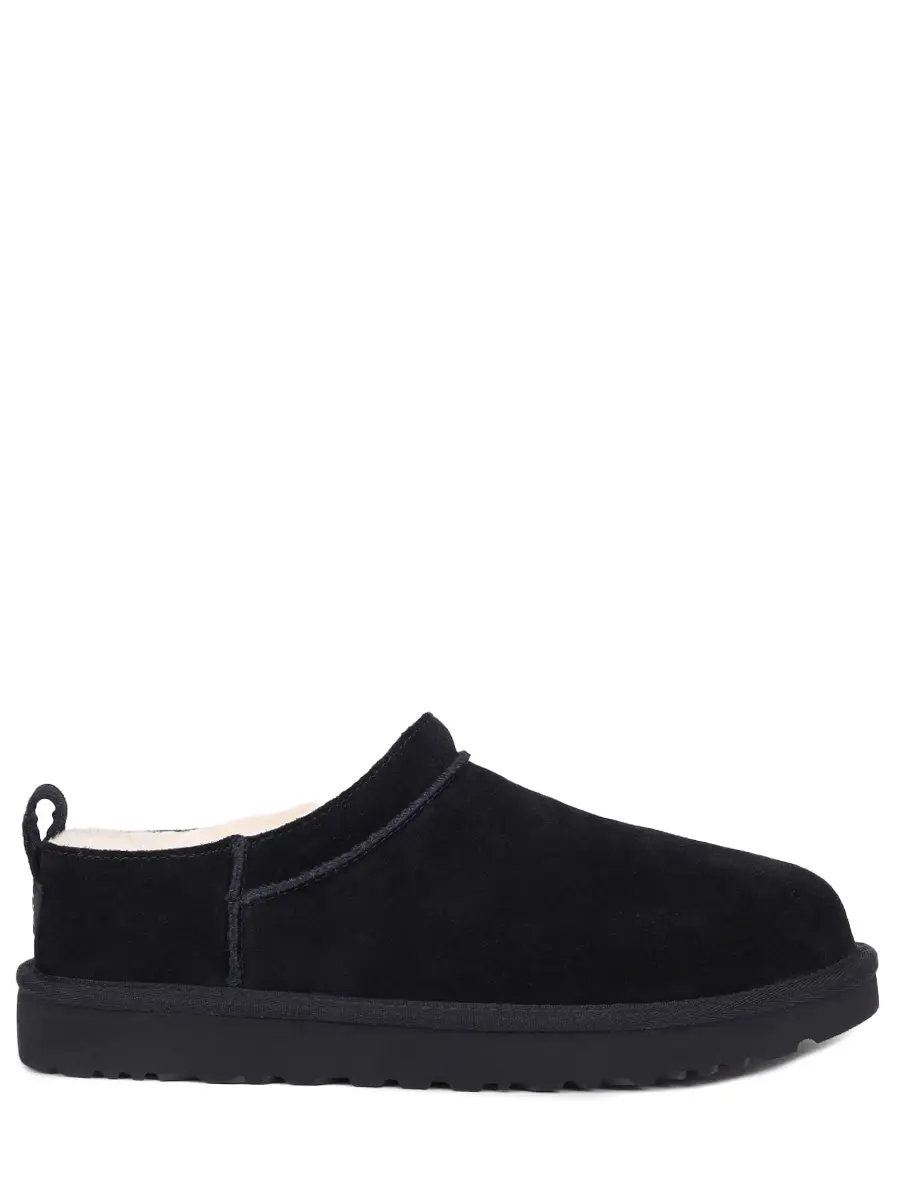 Мюли замшевые на меху