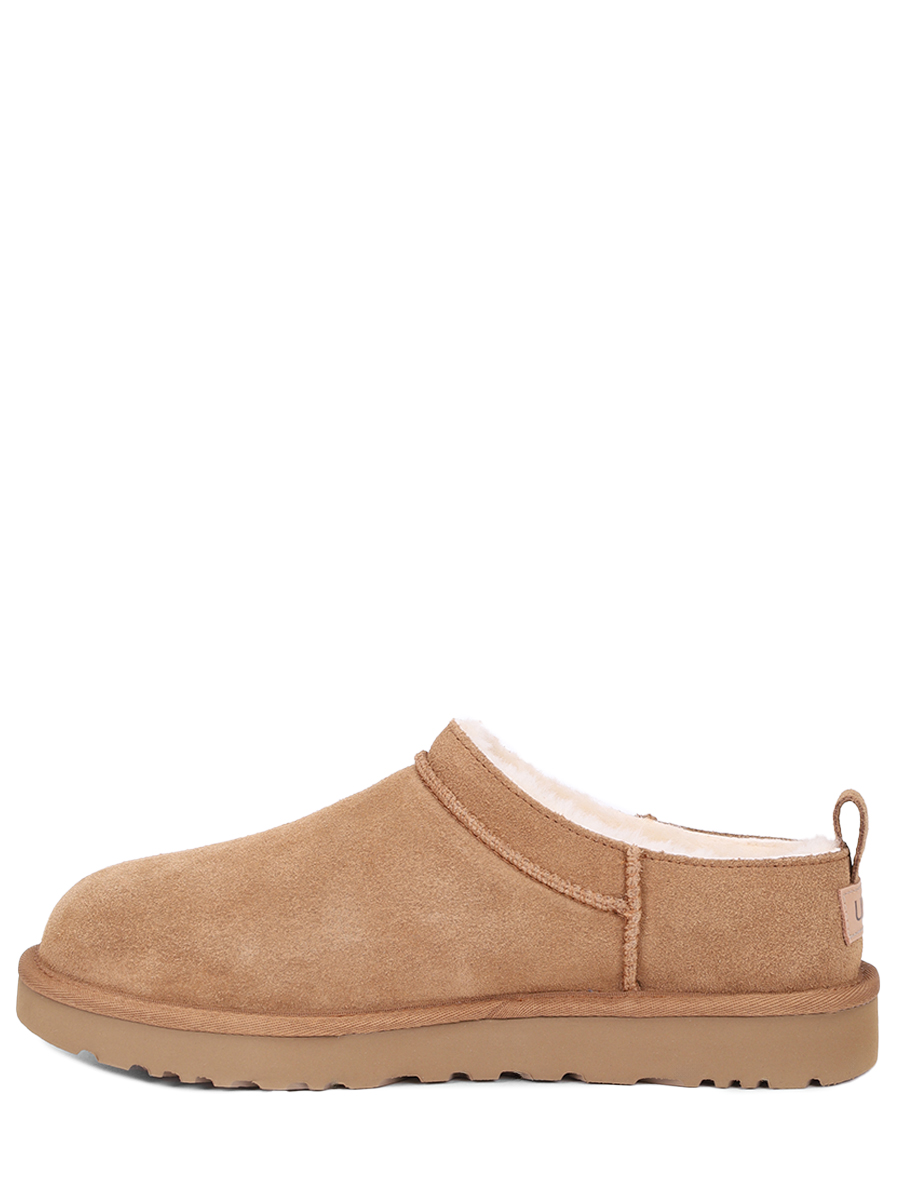 Мюли замшевые на меху