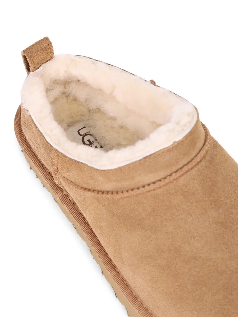 Мюли замшевые на меху