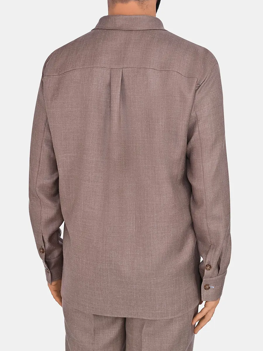 Рубашка однотонная