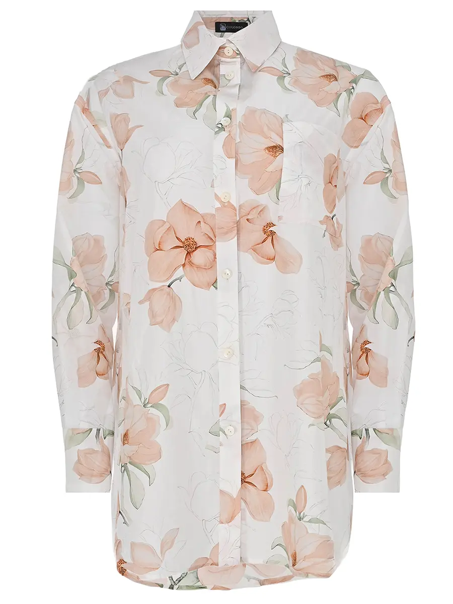 Рубашка с принтом