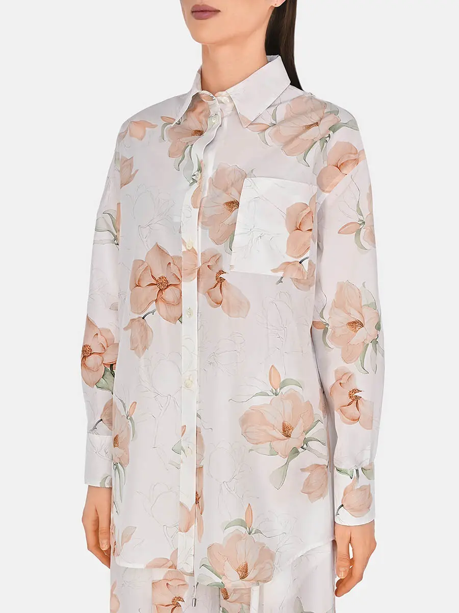 Рубашка с принтом