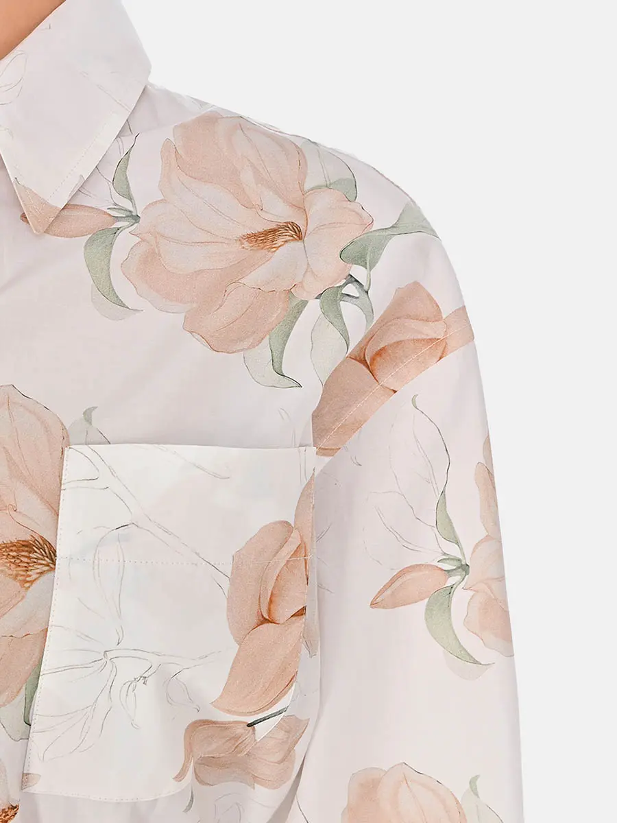 Рубашка с принтом