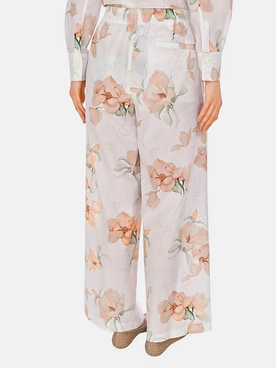 Брюки с принтом