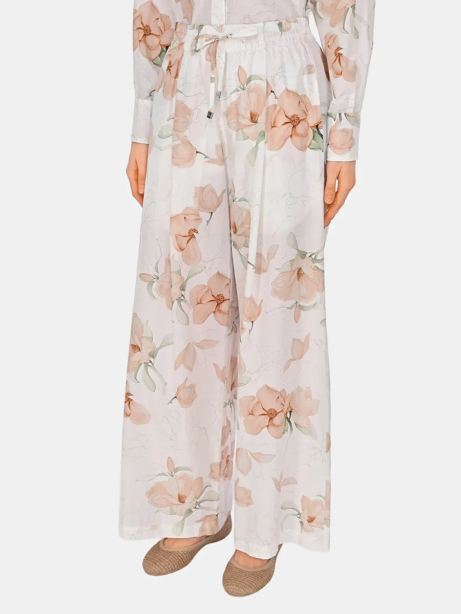 Брюки с принтом