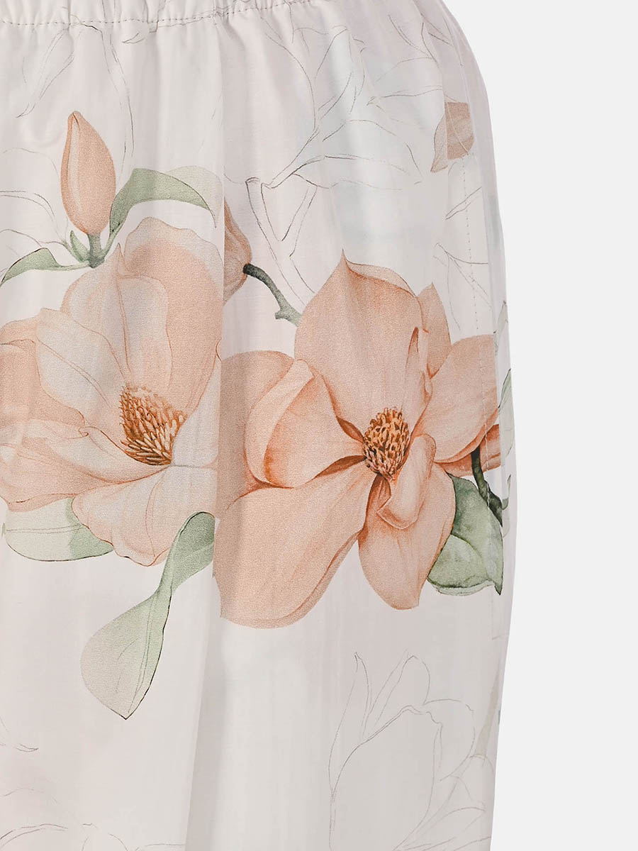 Брюки с принтом