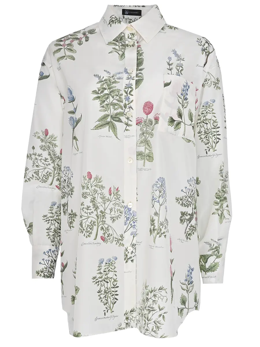 Рубашка с принтом