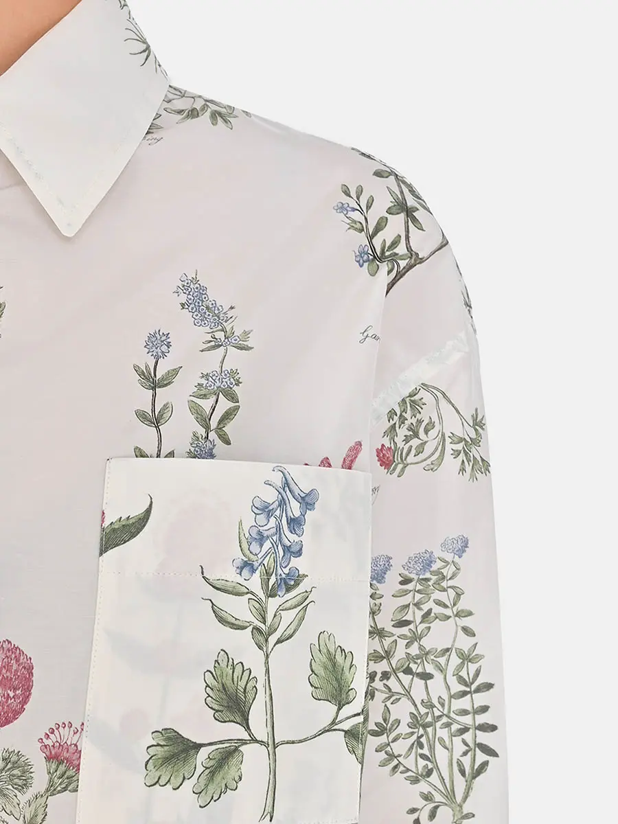 Рубашка с принтом
