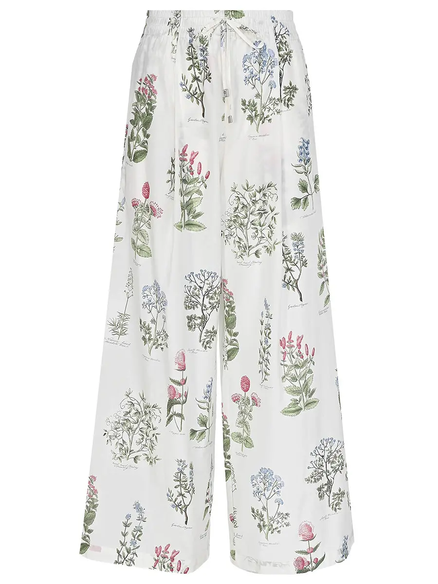 Брюки с принтом