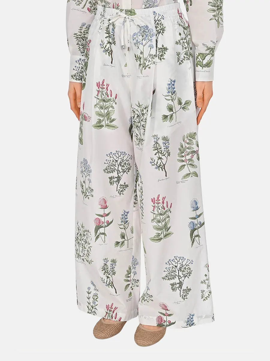 Брюки с принтом