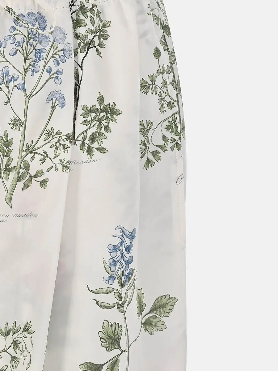 Брюки с принтом