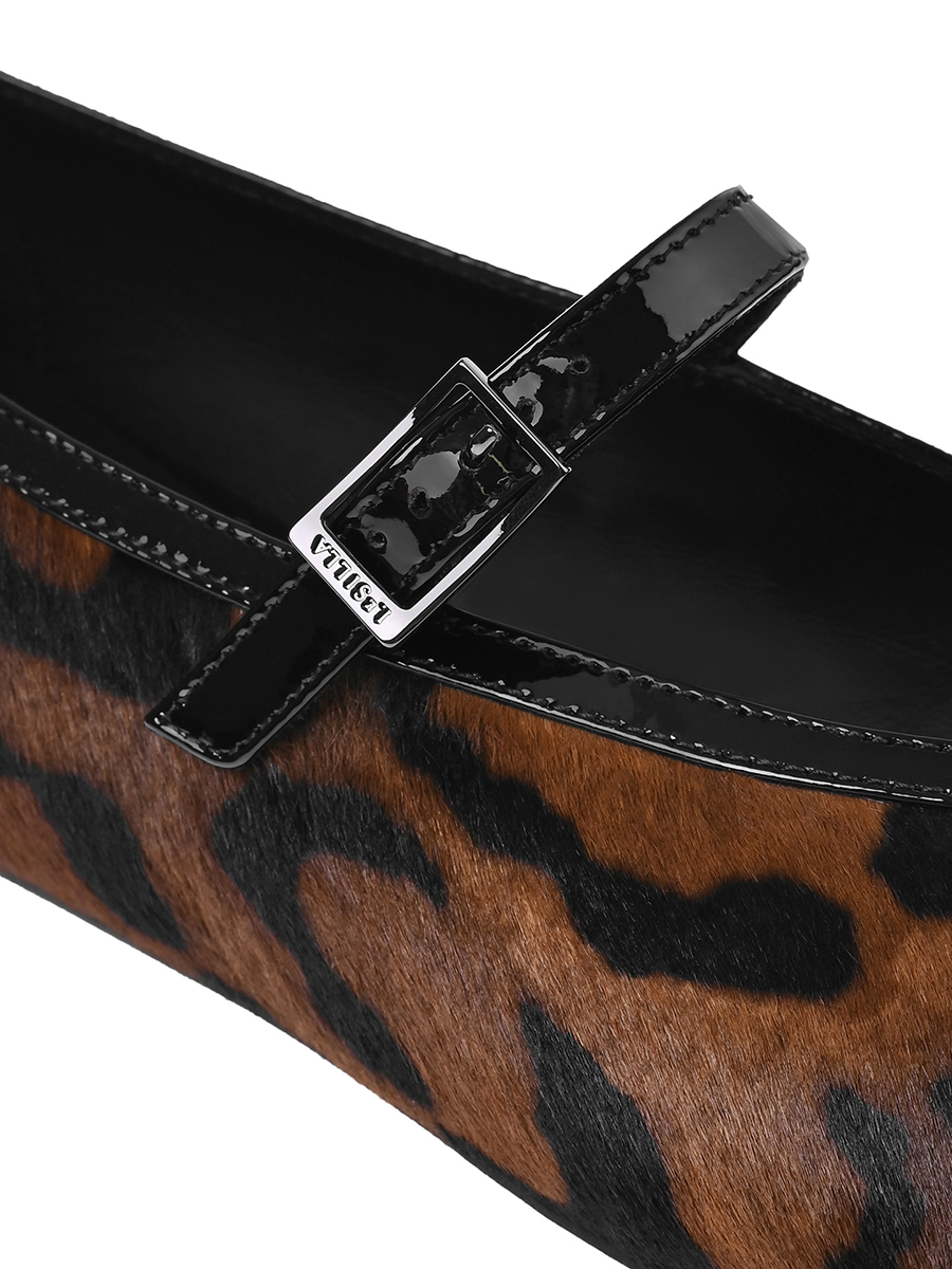 Балетки с принтом