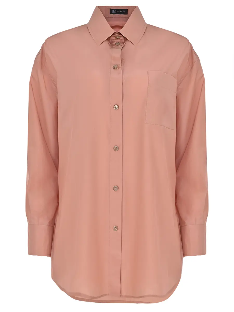 Рубашка однотонная