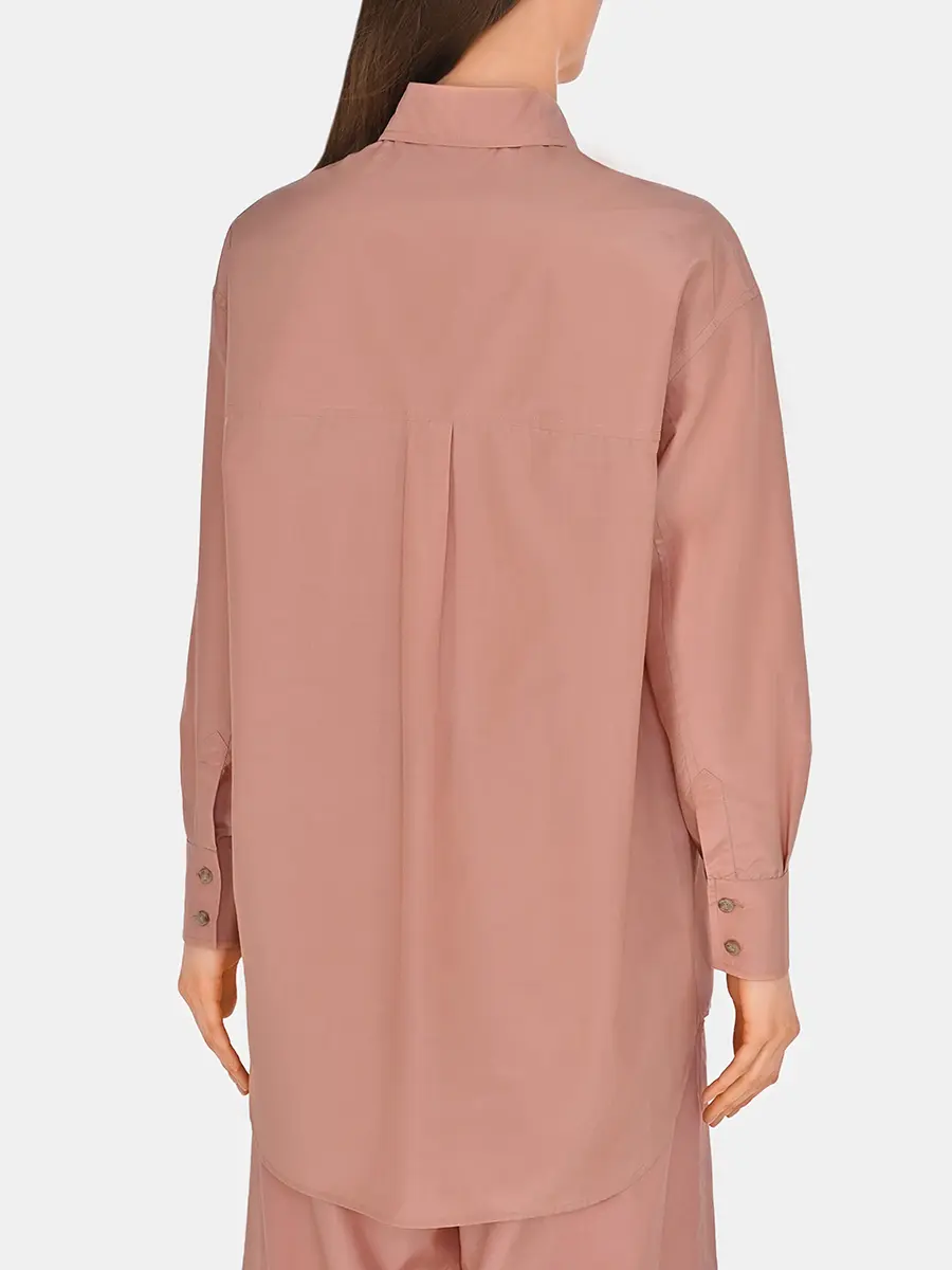 Рубашка однотонная