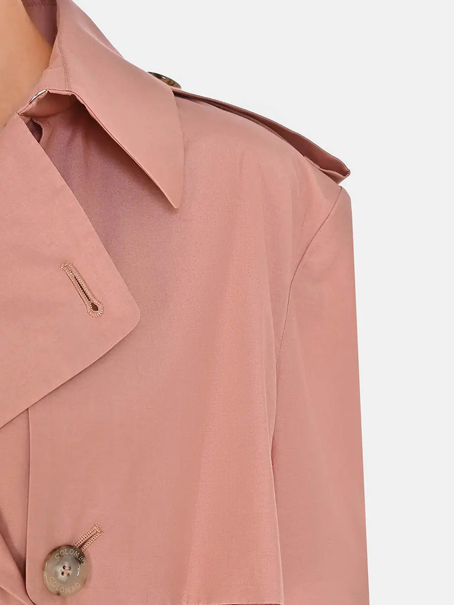 Тренч однотонный