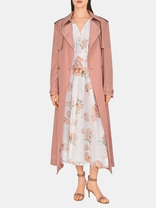 Тренч однотонный COLOMBO