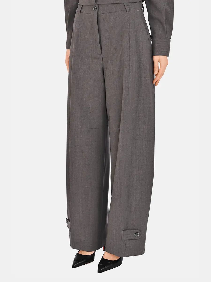 Брюки шерстяные