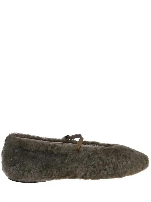 Балетки из меха STURLINI