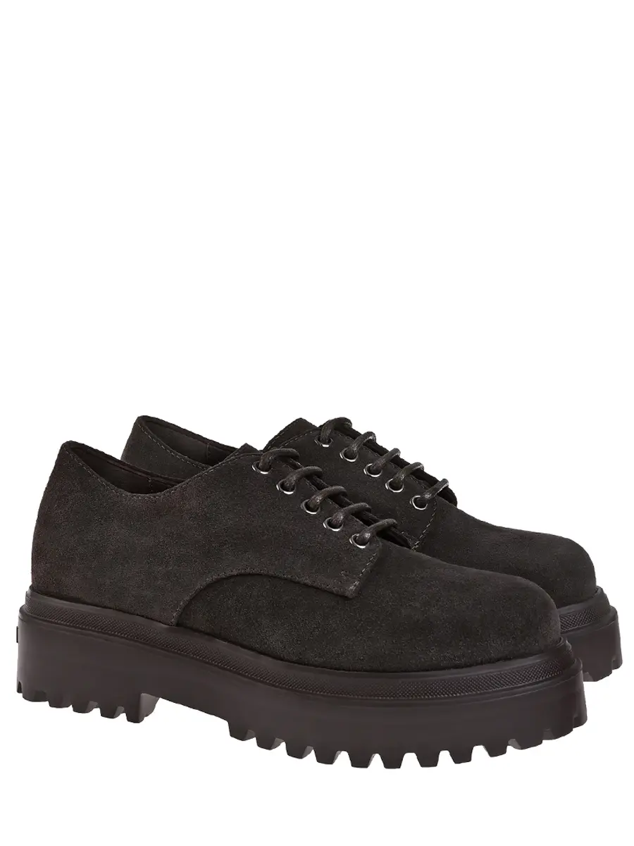 Полуботинки замшевые