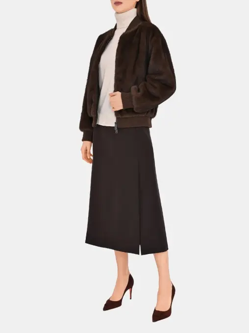 Бомбер из экомеха P.A.R.O.S.H.