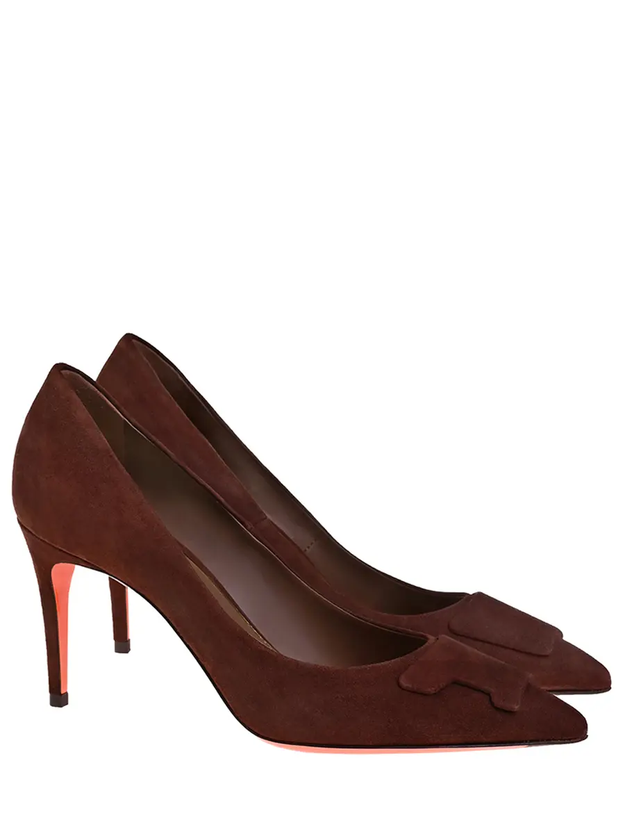 Туфли замшевые