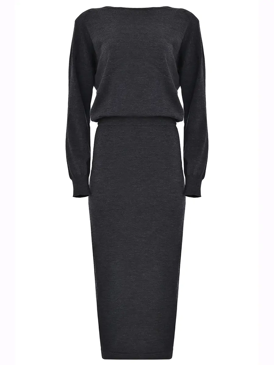 Платье шерстяное