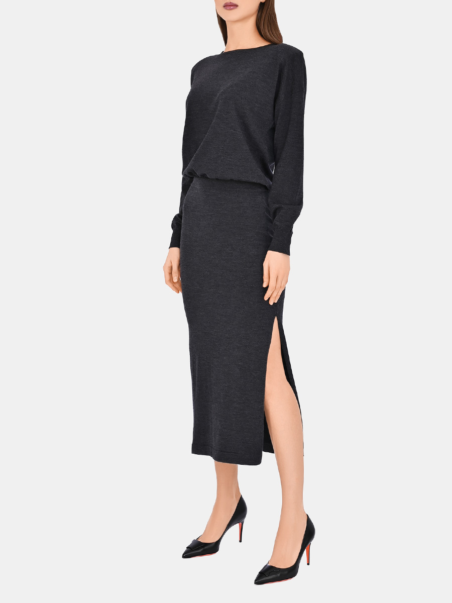 Платье шерстяное