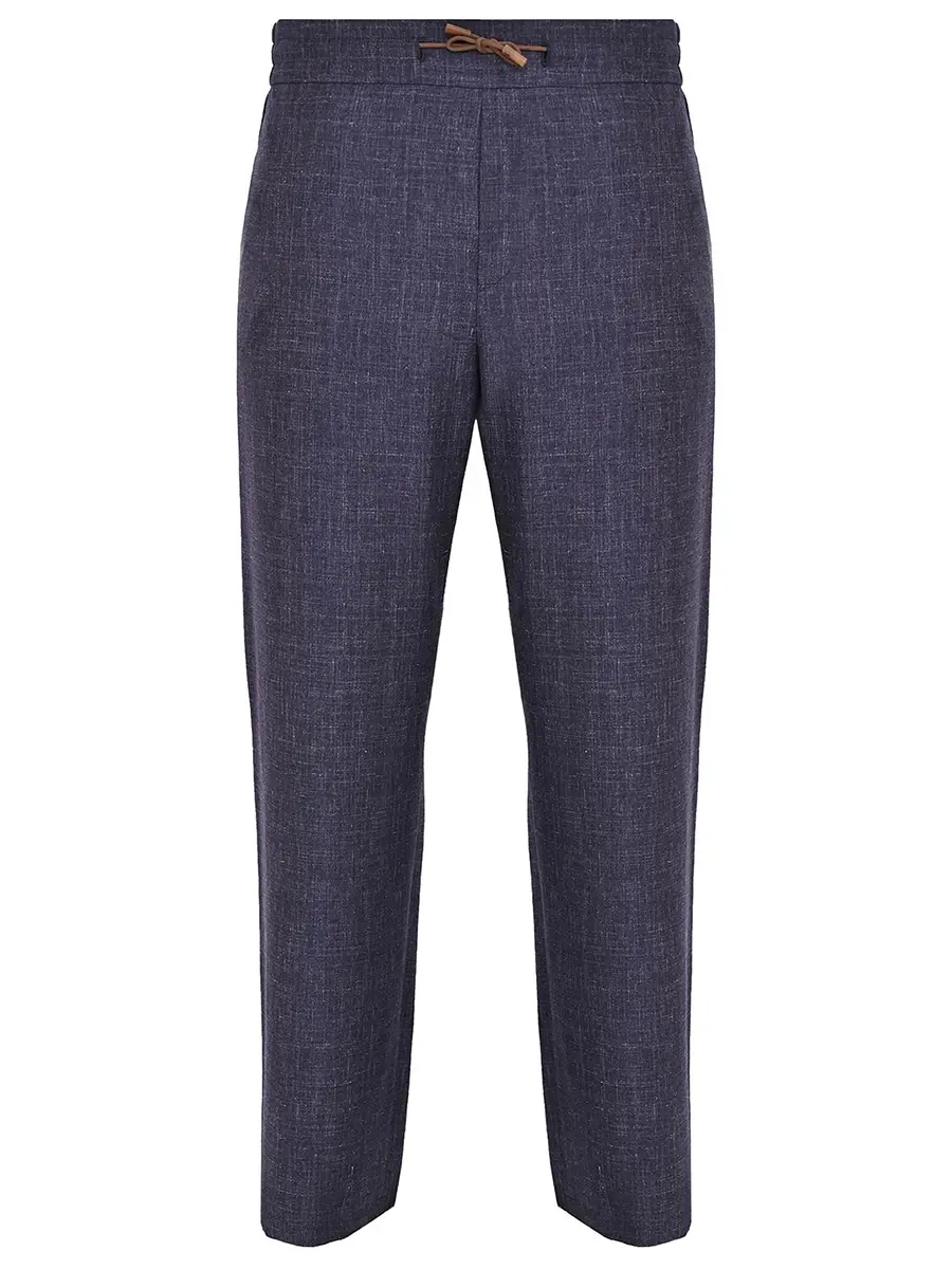 Брюки однотонные