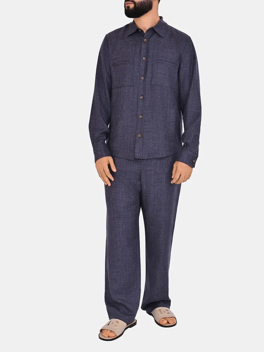 Брюки однотонные