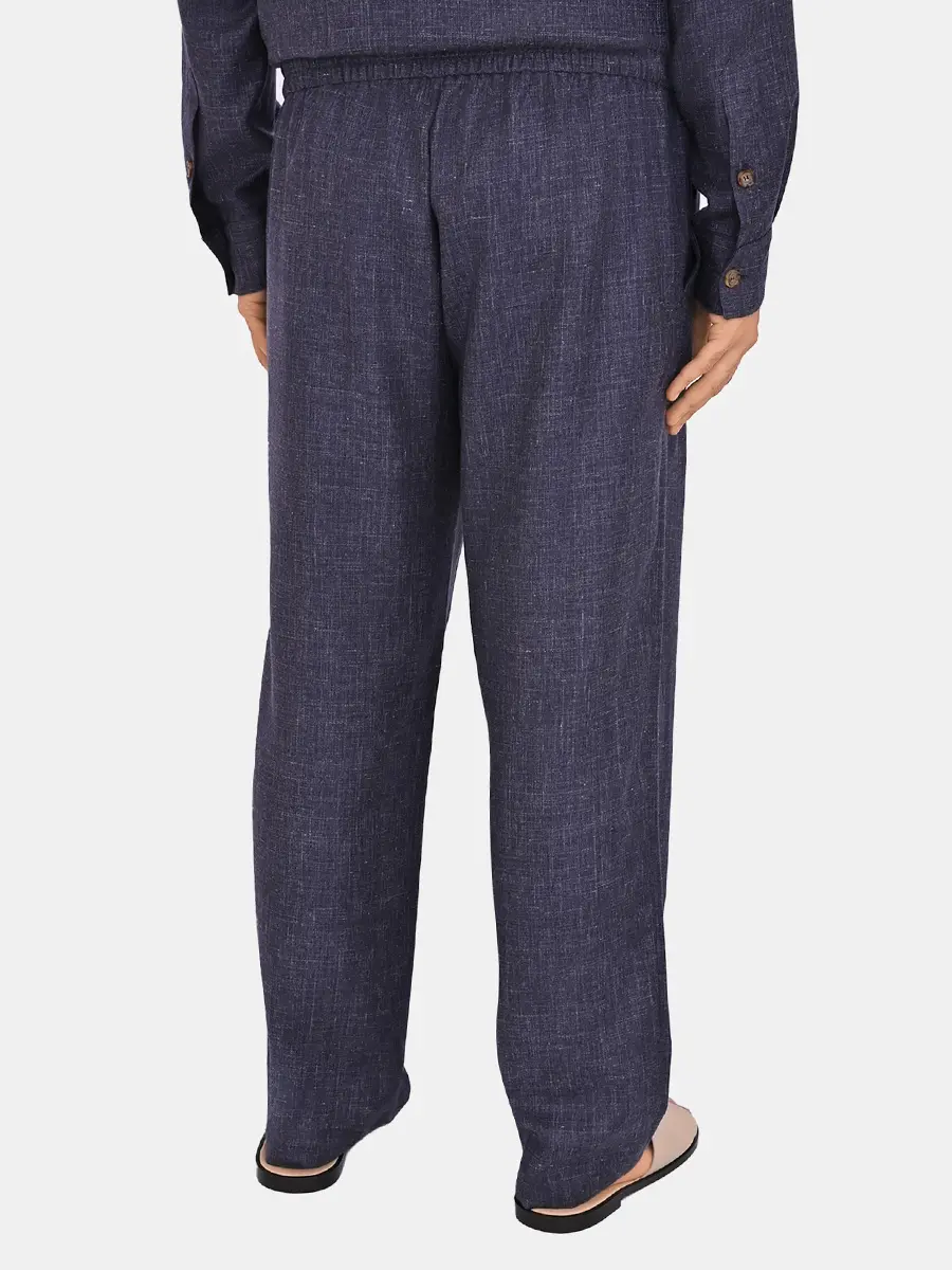 Брюки однотонные