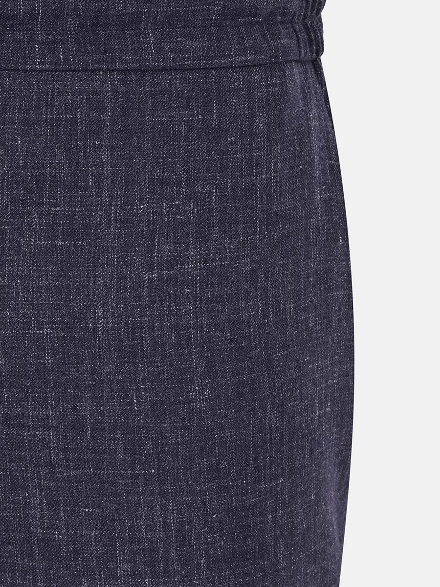 Брюки однотонные