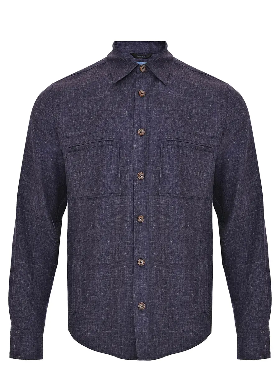 Рубашка однотонная