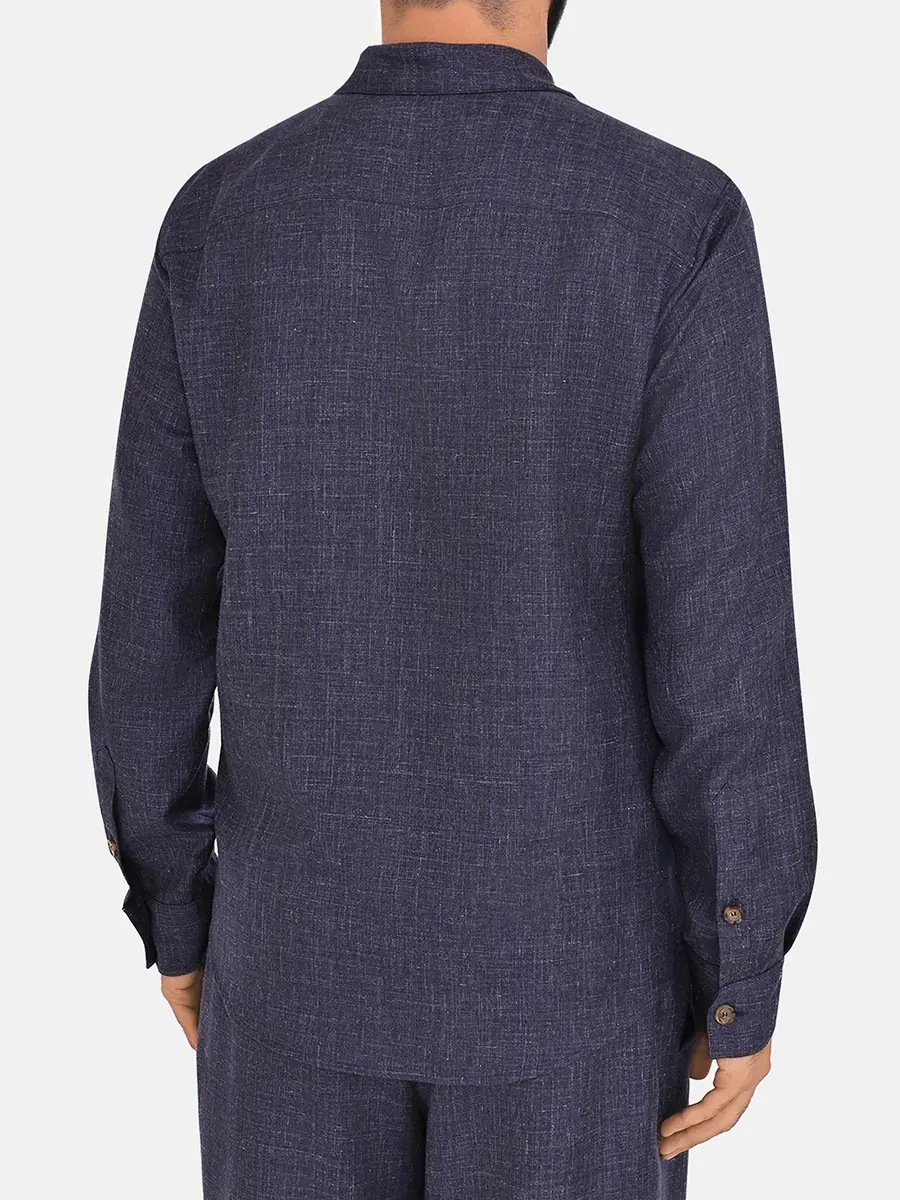 Рубашка однотонная