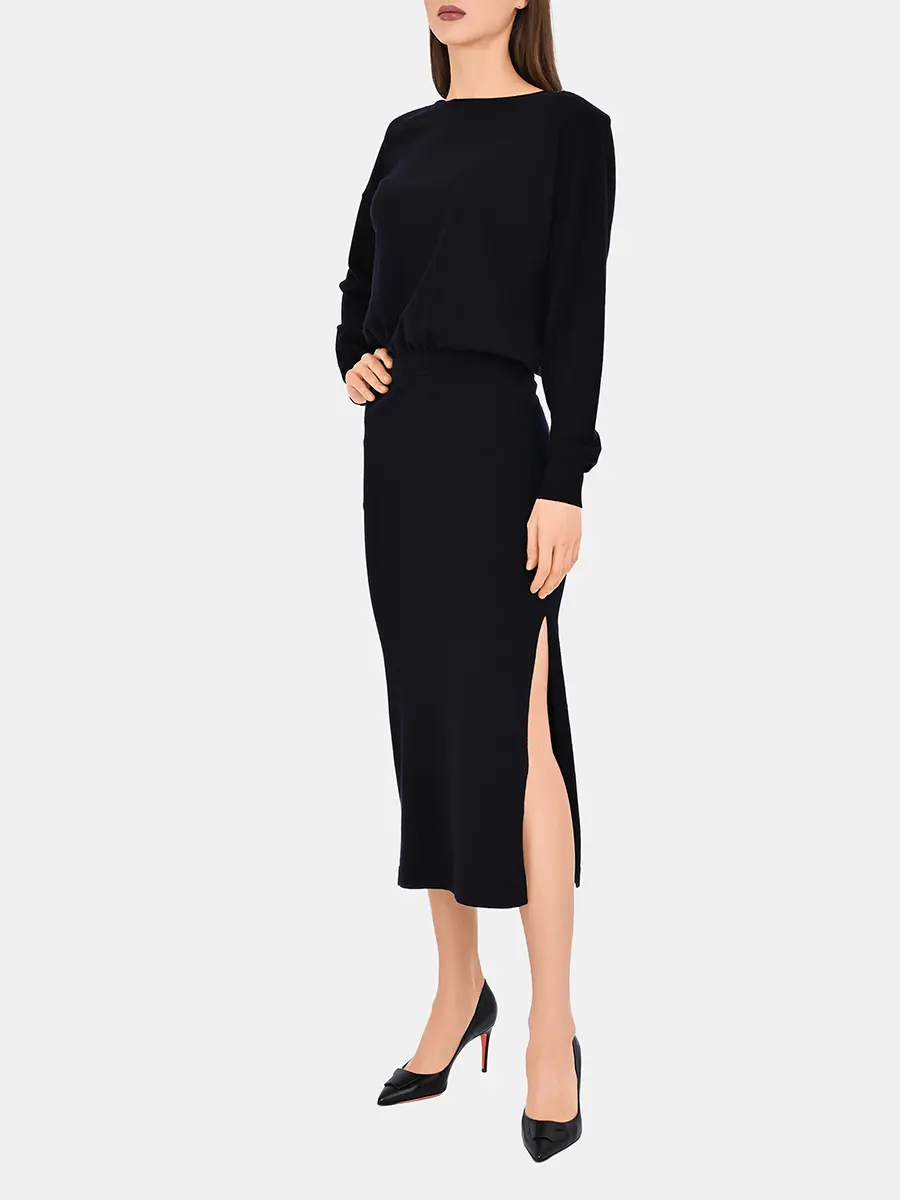 Платье шерстяное