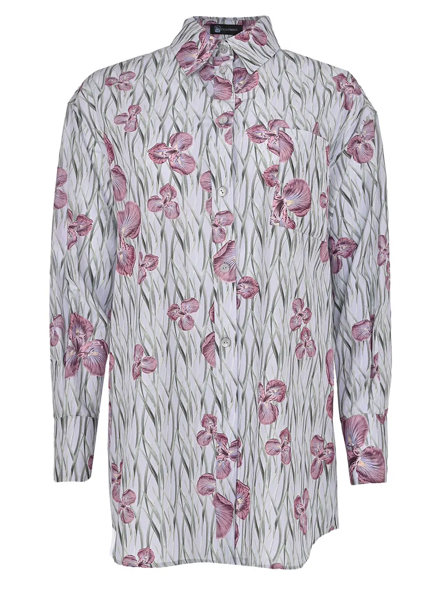 Рубашка с принтом
