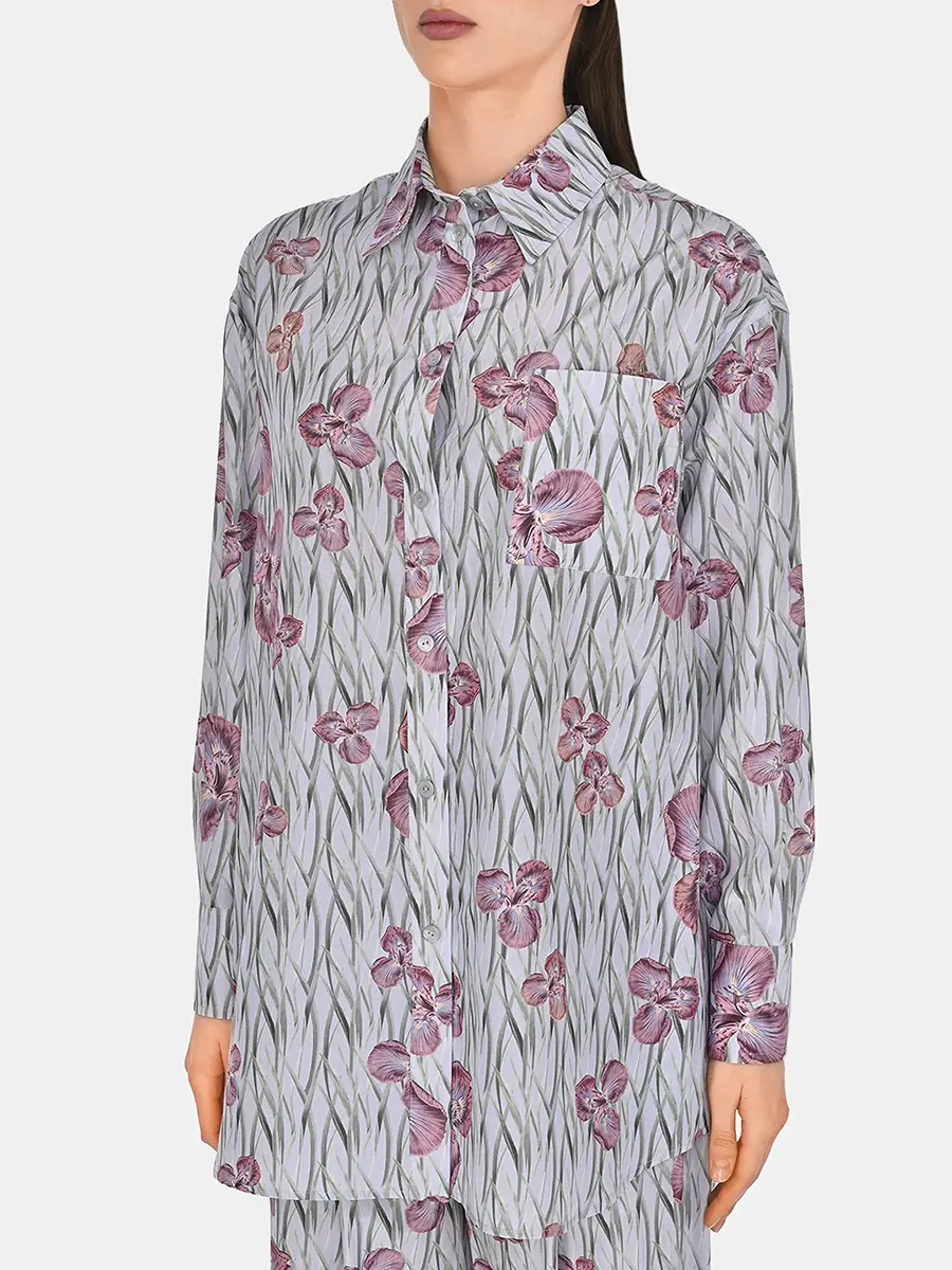 Рубашка с принтом