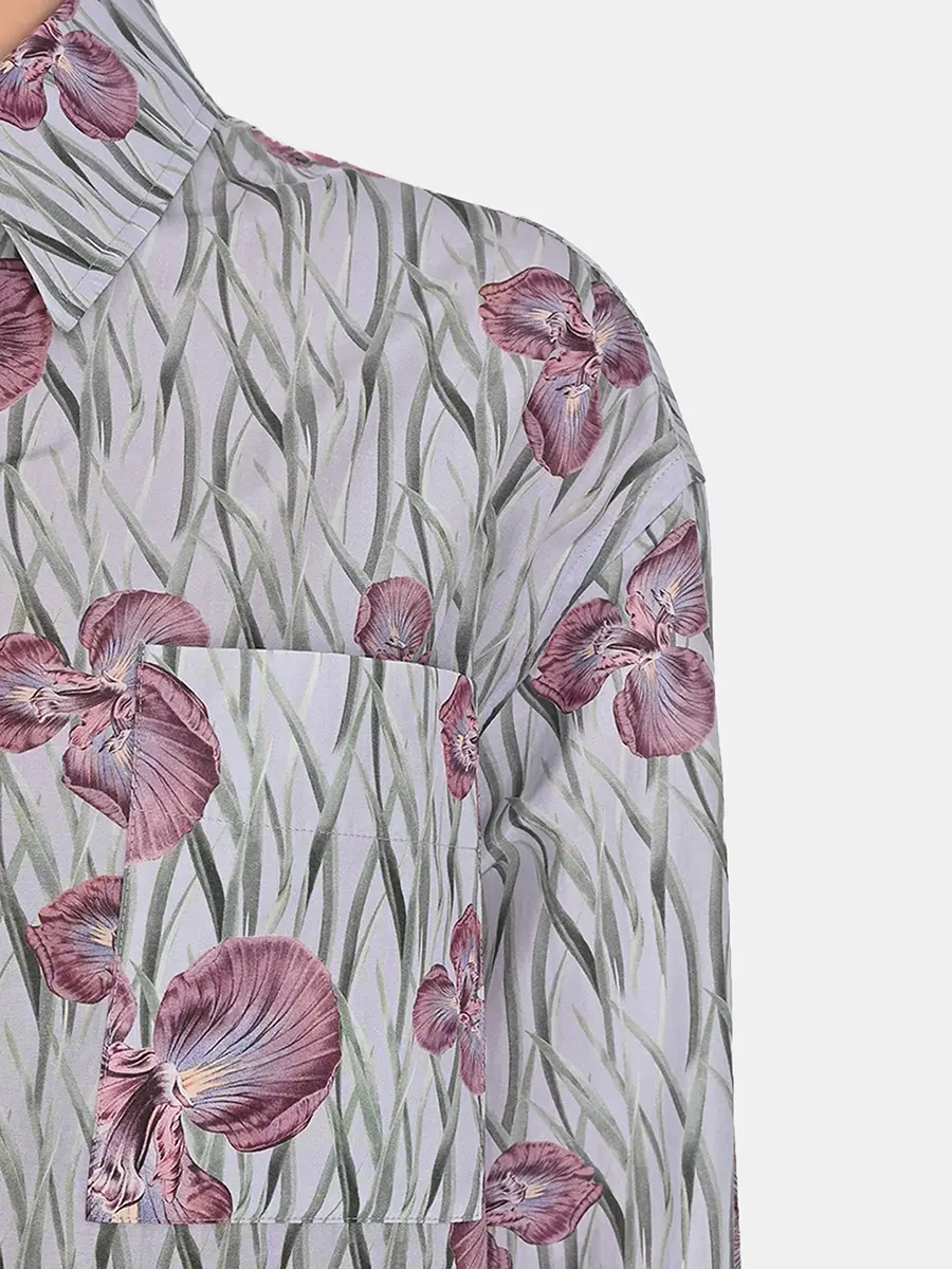 Рубашка с принтом