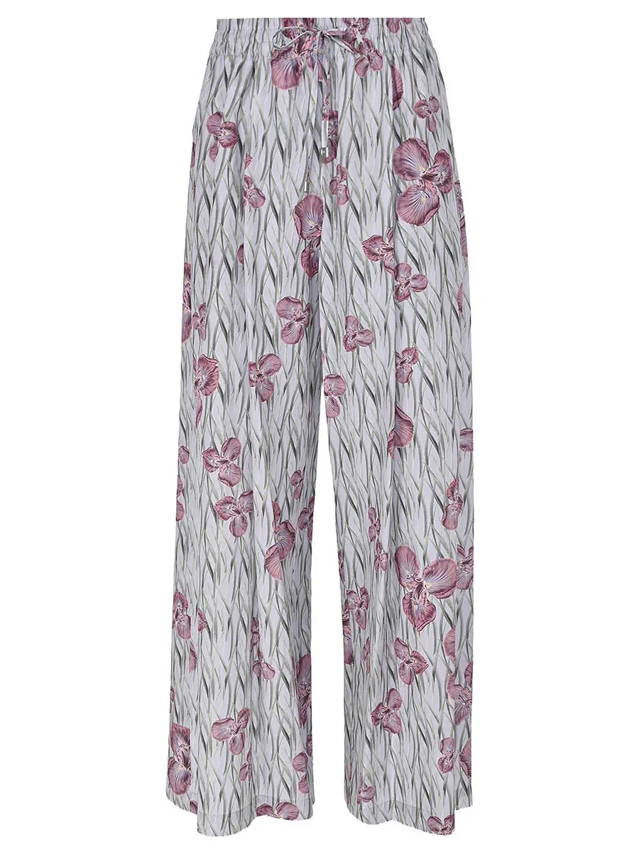 Брюки с принтом