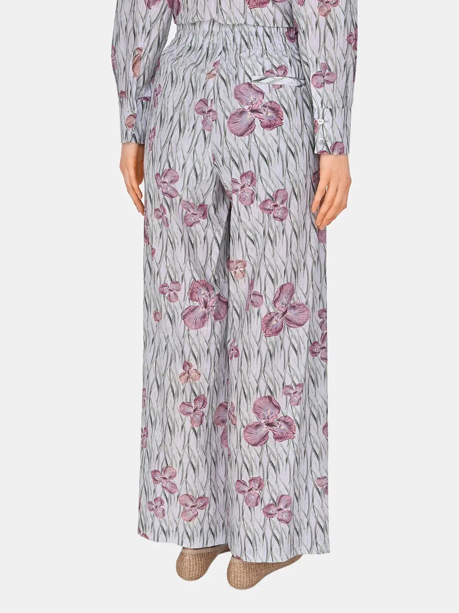 Брюки с принтом