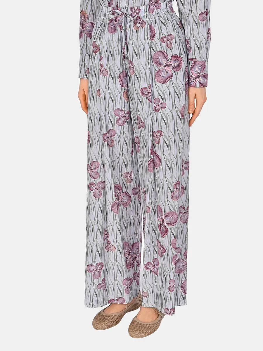 Брюки с принтом