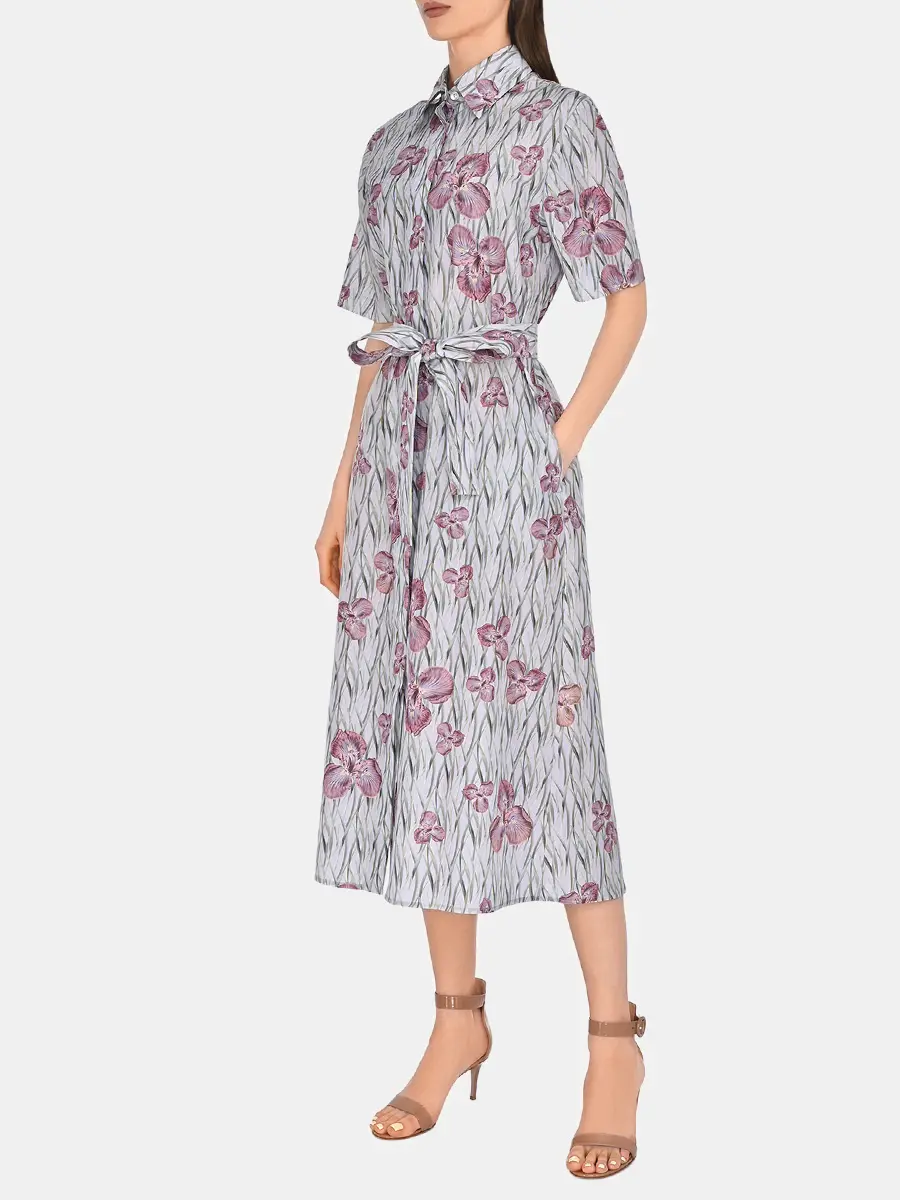 Платье с принтом