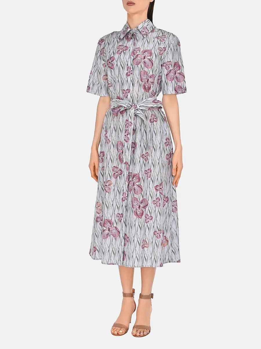 Платье с принтом