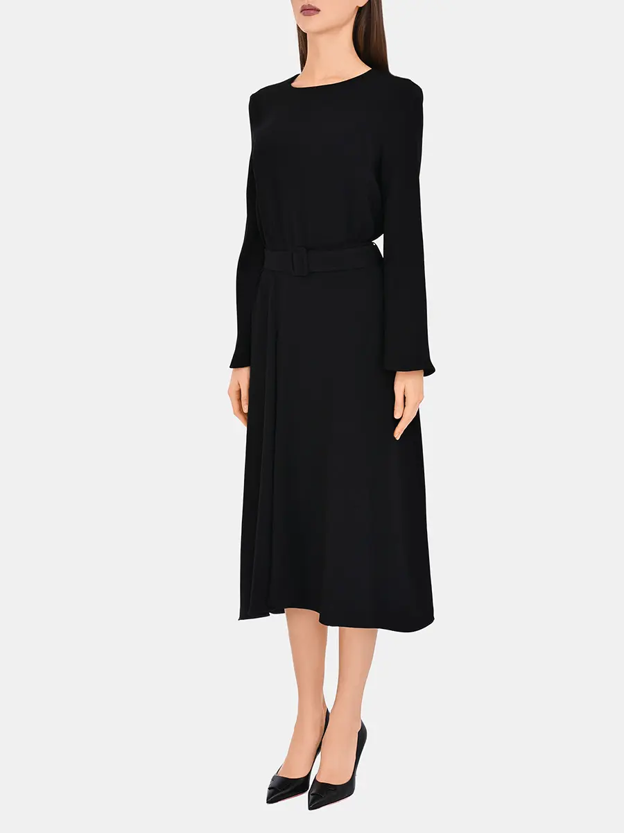 Платье однотонное