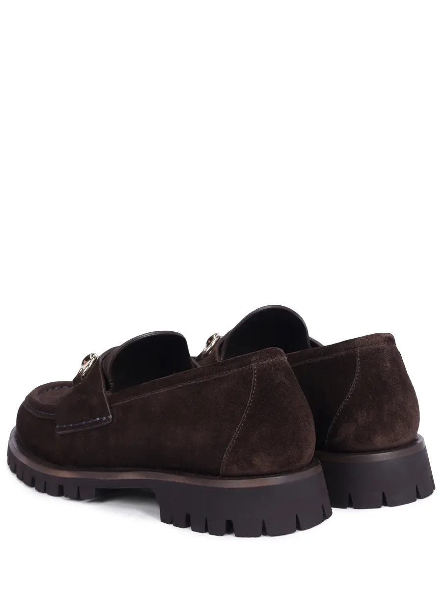 Лоферы замшевые Horsebit 1953